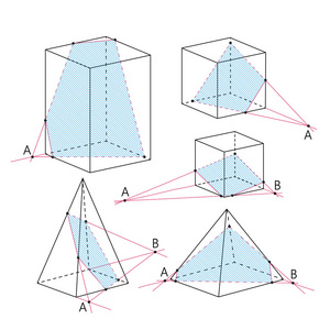 数学图片节的多面体。几何背景