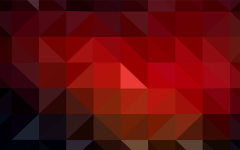 深红色矢量多边形抽象布局。具有渐变的折纸风格的创造性几何插图。全新的横幅模板