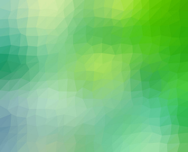 在蓝色和绿色的抽象几何背景