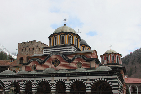 在保加利亚里拉修道院