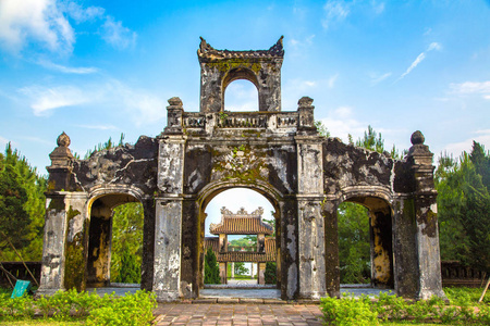 夏日的越南文学寺庙图片