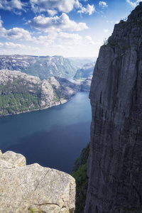 挪威 Lysefjord, 美丽的风景