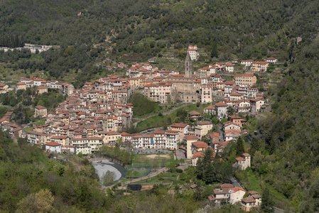Pigna。意大利利古里亚地区的古村落