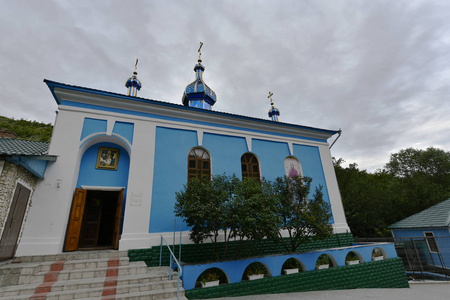 Saharna 的村庄修道院 圣洁三位一体