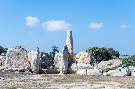 马耳他的巨石寺庙图片