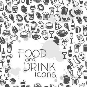 食品和饮料的图标