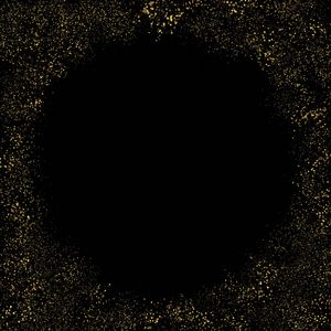 彩色矢量插图与金色装饰元素黑色背景。假日设计的抽象模板