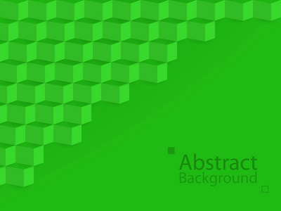 绿色自然地球抽象背景正方形3d 现代纸