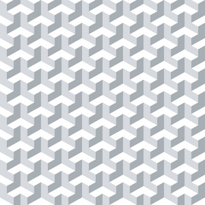 无缝抽象几何等距立方体曲面图案背景纹理