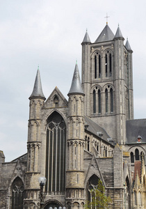 圣尼古拉斯教堂 圣马丁Niklaaskerk 在比利时根特历史名城中心