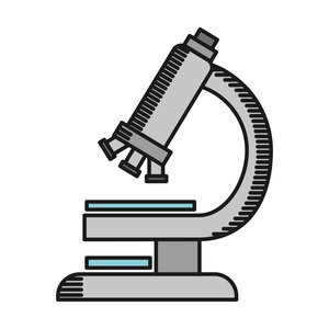 显微镜科学实验室图标