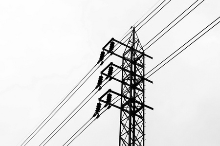 电力杆和电缆线路