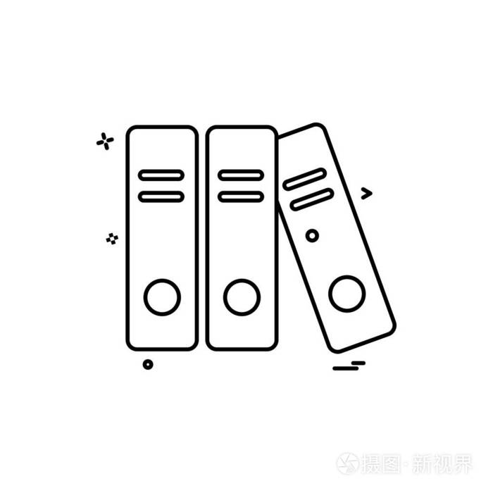 文件文件夹文档图标矢量设计