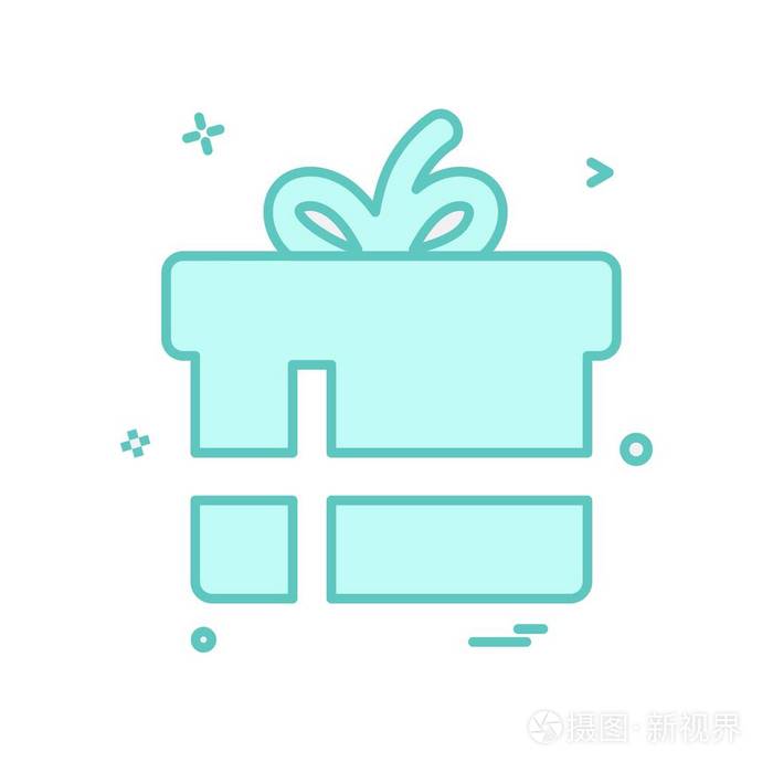 giftbox 图标设计矢量图插画-正版商用图片0slbcy-摄