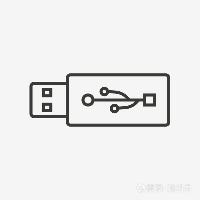 usb 闪存驱动器图标