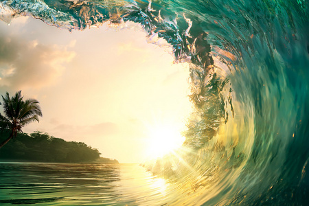 美丽的海洋波