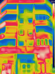 利用红外热像仪检测建筑物外热损失