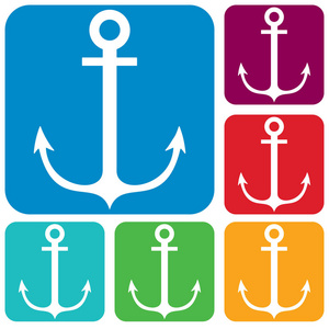 航海锚图标, 符号或标志