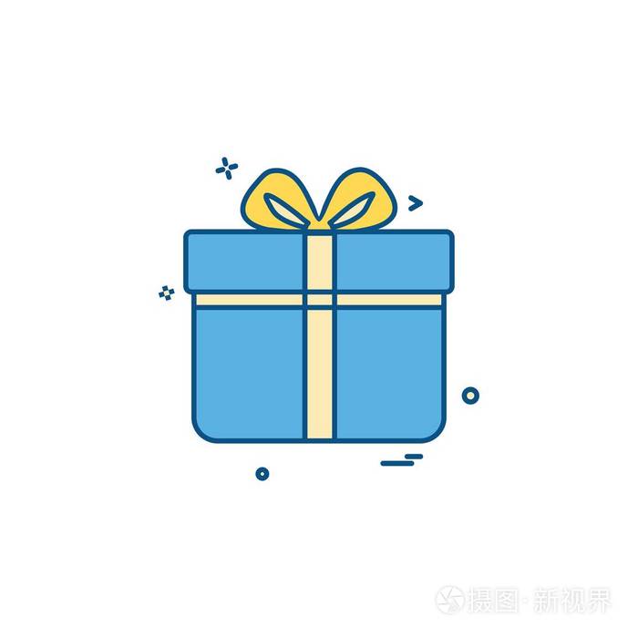 giftbox 图标设计矢量图插画-正版商用图片0sqyjl-摄