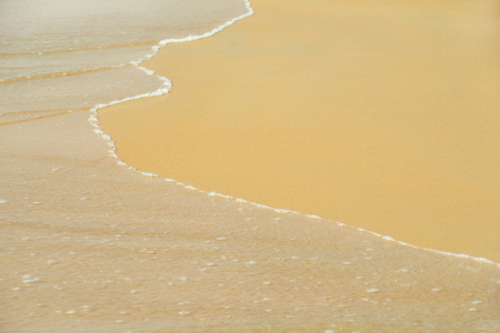 沙子和波