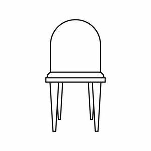 椅子在大纲样式图标