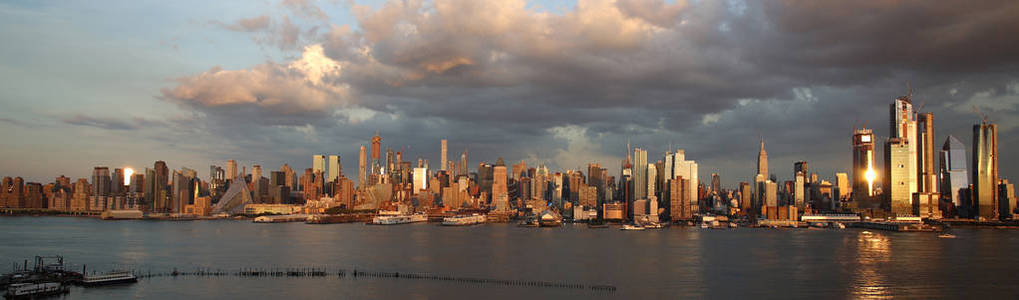 曼哈顿天际线从新泽西, 纽约市