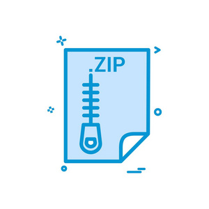 Zip 应用程序下载文件文件格式图标矢量设计