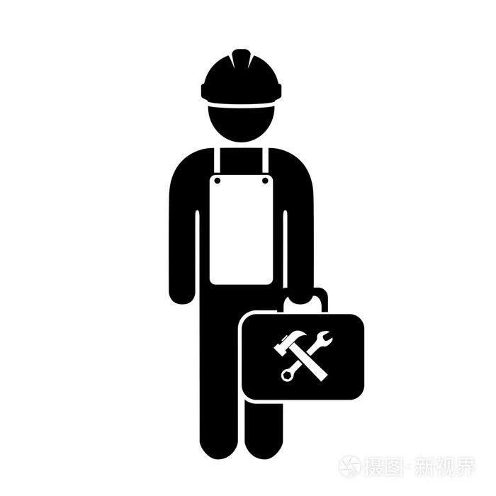 修理的人工作人员图标