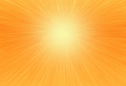 明亮的阳光黄色橙色射线背景横幅与复制空间文本。秋季文摘背景