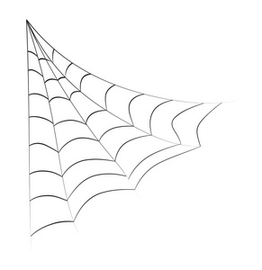万圣节蜘蛛网矢量符号图标设计