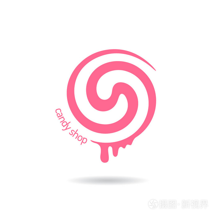 糖果,糖果商店,精品,商店的矢量标志
