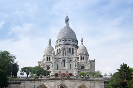 圣心大教堂上蒙马特，巴黎，法国