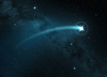 夜空中的星星图片