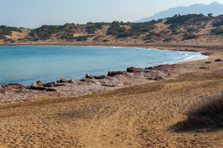 海龟湾 Alagadi 在北塞浦路斯