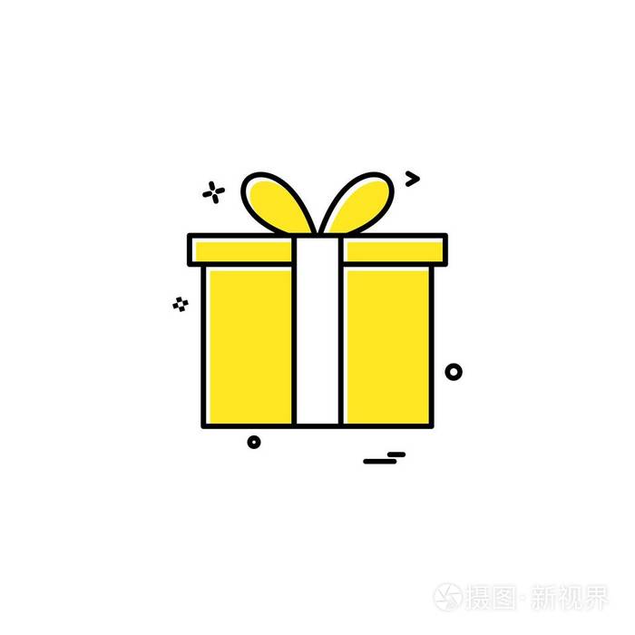 giftbox 图标设计矢量图插画-正版商用图片0t6edm-摄