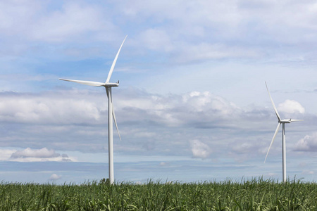 风力发电在风电电站发电中的蓝天替代能源