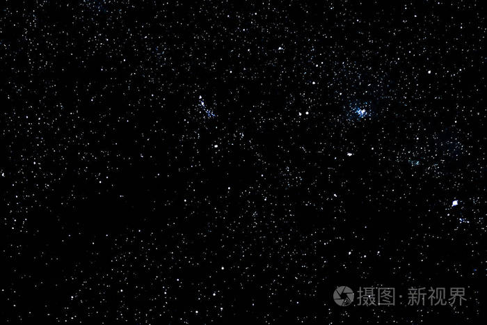 星星和银河外太空夜空夜宇宙黑色星空背景