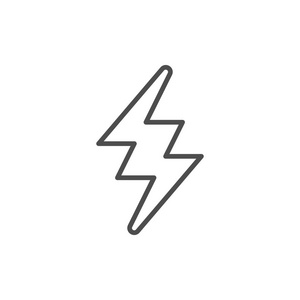 闪电逼真。能量辉光特殊天气风暴影响功率