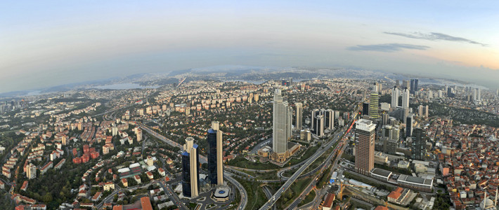 伊斯坦布尔的鸟瞰图