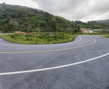 沥青公路和山地森林面积