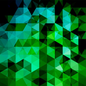 三角形矢量背景。可以用在封面设计 画册设计 网站背景。矢量图。绿 蓝 黑颜色