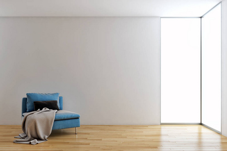 大型豪华现代明亮内饰公寓客厅插图3d 渲染计算机生成图像