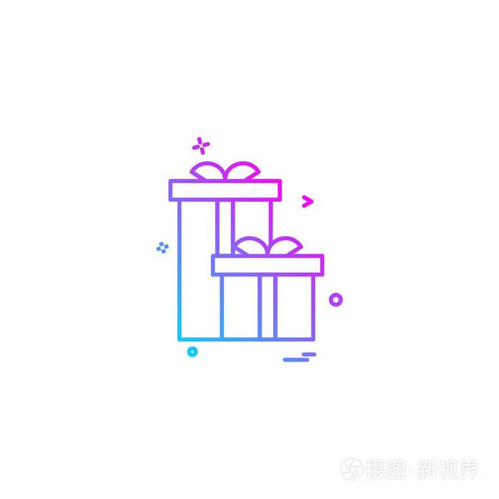 giftbox 图标设计矢量图插画-正版商用图片0t8sup-摄