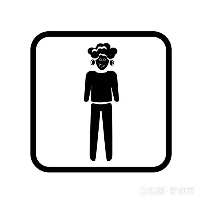 小丑图标矢量孤立的白色背景小丑标志荷兰