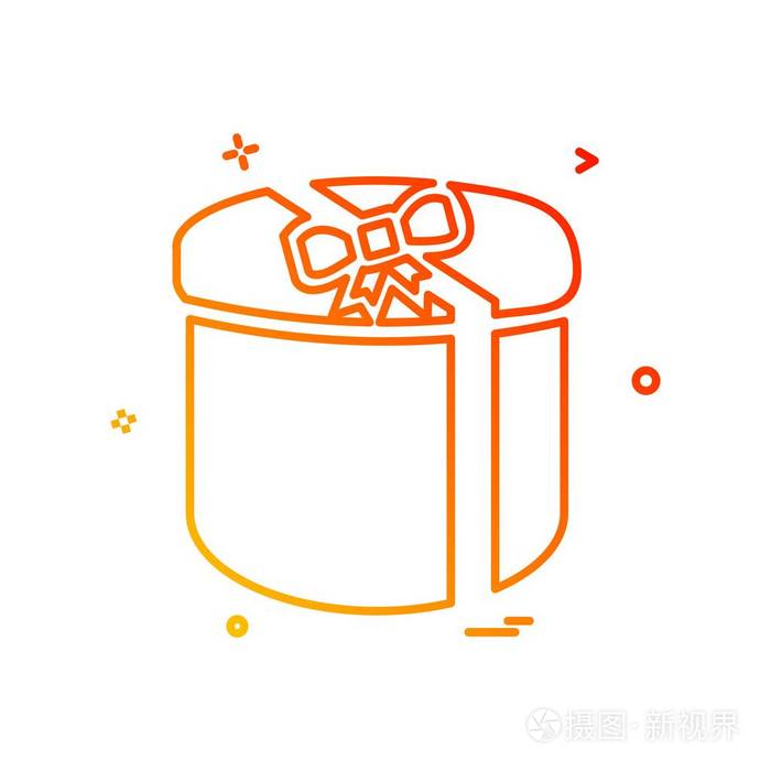 giftbox 图标设计矢量图插画-正版商用图片0taydu-摄