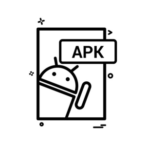 apk 文件格式图标矢量设计
