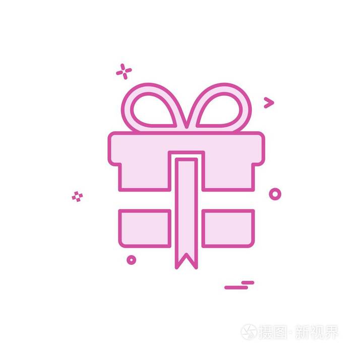 giftbox 图标设计矢量图插画-正版商用图片0tbnzi-摄