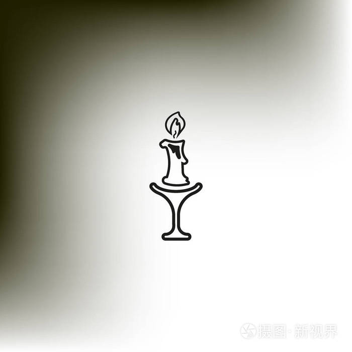 ¼òÔ¼µãȼÀ¯ÖòʸÁ¿Í¼±ê