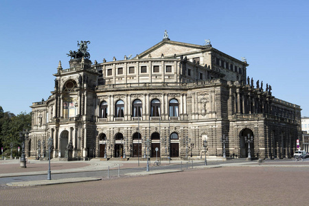 Semperoper 歌剧大厦 在德累斯顿