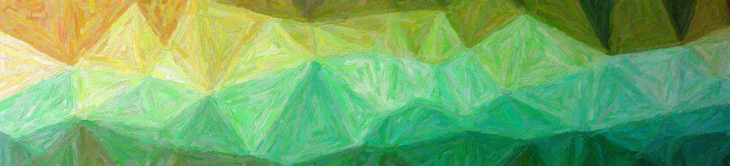 绿色和蓝色的例证五颜六色的墨画背景, 抽象绘画